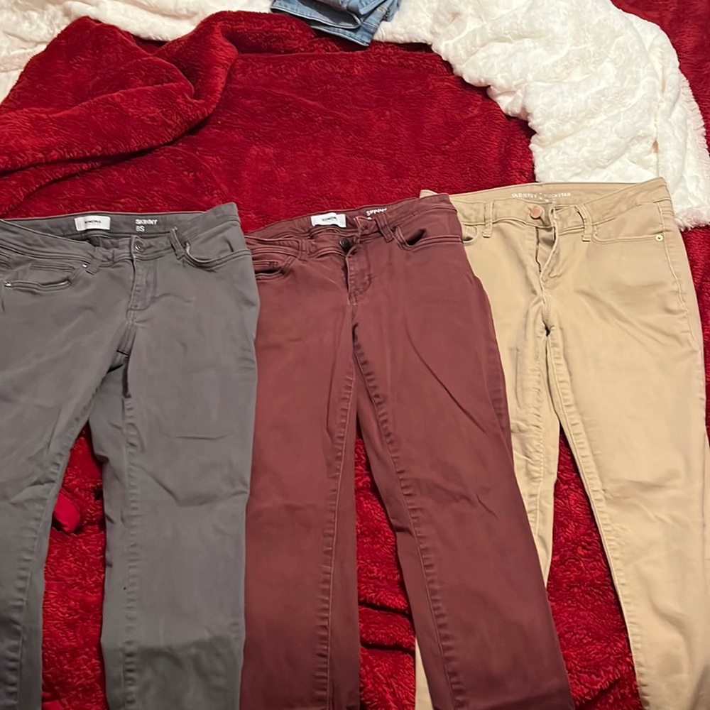 Sonoma and Old Navy skinny jeans